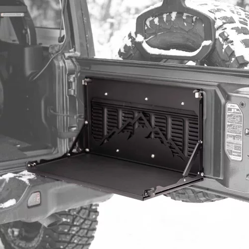 Expedition-Gear Drop down tailgate table Jeep Wrangler JKU/JK/JLU/JL