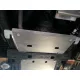 F4x4 aluminium transfer case cover protects manual Nissan Patrol Y61