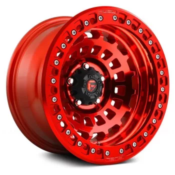   Alloy Wheel 17x9 ET-15 5x127 D100 Zephyr Beadlock Candy Red Fuel