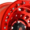   Alloy Wheel 17x9 ET-15 5x127 D100 Zephyr Beadlock Candy Red Fuel