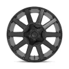   Alloy Wheel 20x9 ET1 5x139.7/5x150 D437 Contra Satin Black Fuel