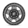   Alloy Wheel 15x8 ET-18 5x114.3 D558 Anza Matte GUN Metal Black Bead Ring Fuel