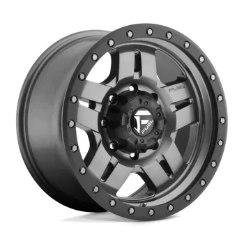   Alloy Wheel 17x8.5 ET6 6x139,7 D558 Anza Matte GUN Metal Black Bead Ring Fuel