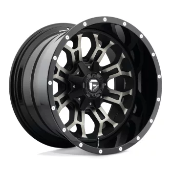   Alloy Wheel 20x10 ET-18 5x114.3/5x127 D561 Crush Gloss Machined Double Dark Tint Fuel