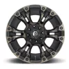   Alloy Wheel 17x10 ET-18 5x127/5x114.3 D569 Vapor Matte Black/Double Dark Tint Fuel