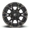  Alloy Wheel 17x9 ET20 6x139.7 D569 Vapor Matte Black Double Dark Tint Fuel