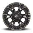 Alloy Wheel 18x9 ET1 6x135/6x139.7 D569 Vapor Matte Black Double Dark Tint Fuel