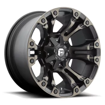   Alloy Wheel 20x10 ET-18 5x114.3/5x127 D569 Vapor Matte Black Double Dark Tint Fuel