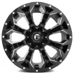 Alloy Wheel 20x9 ET1 6x139,7/6x135 D576 Assault Gloss Black Milled Fuel