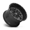   Alloy Wheel 20x9 ET1 6x135/6x139.7 D581 Triton Gloss Black Milled Fuel