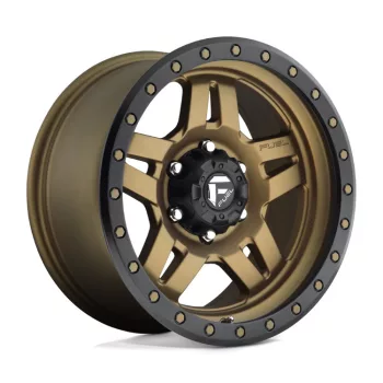   Alloy Wheel 17x8.5 ET-6 5x127 D583 Anza Matte Bronze Black Bead Ring Fuel