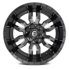   Alloy Wheel 22x10 ET-18 6x135/6x139,7 D595 Sledge Gloss Black Milled Fuel