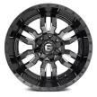 Alloy Wheel 22x10 ET-18 6x135/6x139,7 D595 Sledge Gloss Black Milled Fuel