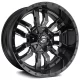 Alloy Wheel 18x8 ET35 5x127/5x110 D596 Sledge Matte Black/Gloss Black Lip Fuel