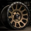 Alloy Wheel 18x9 ET20 5x150 D600 Vector Matte Bronze/Black Bead Ring Fuel