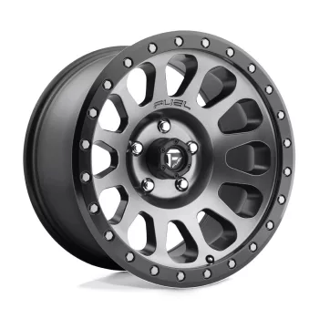   Alloy Wheel 17x8.5 ET7 6x139,7 D601 Vector Matte GUN Metal Black Bead Ring Fuel
