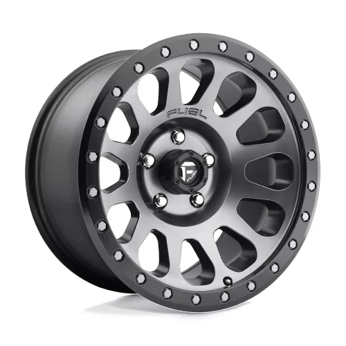 Alloy Wheel 17x8.5 ET7 6x139,7 D601 Vector Matte GUN Metal Black Bead Ring Fuel
