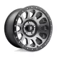 Alloy Wheel 17x8.5 ET7 6x139,7 D601 Vector Matte GUN Metal Black Bead Ring Fuel
