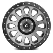 Alloy Wheel 17x9 ET-12 5x127 D601 Vector Matte Gunmetal/Black Bead Ring Fuel