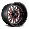   Alloy Wheel 22x10 ET-19 6x135/6x139,7 D612 Stroke Gloss Black/Red Tinted Clear Fuel