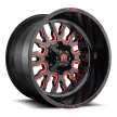 Alloy Wheel 22x10 ET-19 6x135/6x139,7 D612 Stroke Gloss Black/Red Tinted Clear Fuel