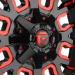 Alloy Wheel 22x10 ET-19 6x135/6x139,7 D612 Stroke Gloss Black/Red Tinted Clear Fuel