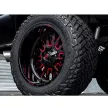 Alloy Wheel 22x10 ET-19 6x135/6x139,7 D612 Stroke Gloss Black/Red Tinted Clear Fuel