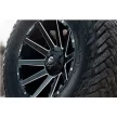 Alloy Wheel 20x9 ET20 5x127/5x139.7 D616 Contra Matte Black Milled Fuel