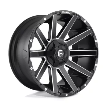   Alloy Wheel 22x12 ET-43 6x135/6x139,7 D616 Contra Matte Black Milled Fuel