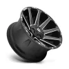   Alloy Wheel 22x12 ET-43 6x135/6x139,7 D616 Contra Matte Black Milled Fuel