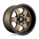 Alloy Wheel 17x9 ET-12 5x127 D617 Podium Matte Bronze Black Bead Ring Fuel
