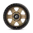 Alloy Wheel 17x9 ET-12 5x127 D617 Podium Matte Bronze Black Bead Ring Fuel