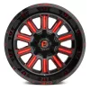   Alloy Wheel 20x9 ET20 5x127/5x139.7 D621 Hardline Gloss Black Red Tinted Clear Fuel