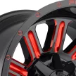 Alloy Wheel 20x9 ET20 5x127/5x139.7 D621 Hardline Gloss Black Red Tinted Clear Fuel