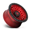 Alloy Wheel 17x9 ET-12 5x127 D632 Zephyr Candy RED Black Bead Ring Fuel