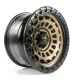 Alloy Wheel 17x8.5 ET25 5x108 D634 Zephyr Matte Bronze Black Bead Ring Fuel