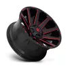   Alloy Wheel 18x9 ET1 6x135/6x139,7 D643 Contra Gloss Black RED Tinted Clear Fuel