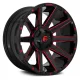 Alloy Wheel 20x9 ET1 5x127/5x114.3 D643 Contra Gloss Black/Red Tinted Clear Accents Fuel