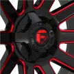Alloy Wheel 20x9 ET1 5x127/5x114.3 D643 Contra Gloss Black/Red Tinted Clear Accents Fuel