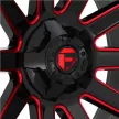 Alloy Wheel 20x9 ET20 5x139.7/5x150 D643 Contra Gloss Black/Red Tinted Clear Fuel