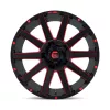   Alloy Wheel 20x9 ET2 6x135/6x139.7 D643 Contra Gloss Black RED Tinted Clear Fuel