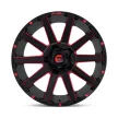 Alloy Wheel 20x9 ET2 6x135/6x139.7 D643 Contra Gloss Black RED Tinted Clear Fuel