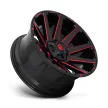 Alloy Wheel 24x12 ET-44 6x135/6x139,7 D643 Contra Gloss Black RED Tinted Clear Fuel
