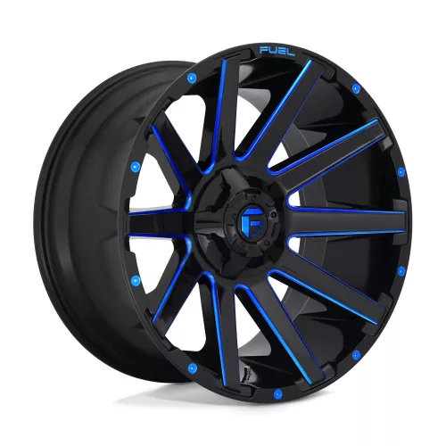 Alloy Wheel 18x9 ET1 6x135/6x139,7 D644 Contra Gloss Black Blue Tinted Clear Fuel