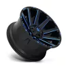   Alloy Wheel 18x9 ET1 6x135/6x139,7 D644 Contra Gloss Black Blue Tinted Clear Fuel
