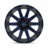   Alloy Wheel 18x9 ET1 6x135/6x139,7 D644 Contra Gloss Black Blue Tinted Clear Fuel