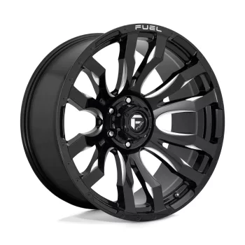   Alloy Wheel 16x8 ET1 5x139.7 D673 Blitz Gloss Black Milled Fuel