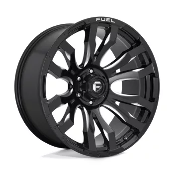   Alloy Wheel 18x9 ET20 6x139.7 D673 Blitz Gloss Black Milled Fuel