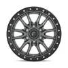   Alloy Wheel 17x9 ET1 5x127 D680 Rebel Matte GUN Metal Black Bead Ring Fuel
