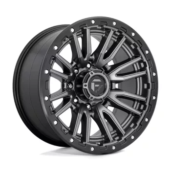   Alloy Wheel 20x10 ET-18 8x180 D680 Rebel Matte GUN Metal Black Bead Ring Fuel